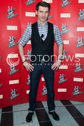  03.06.2015 WARSZAWA TVP2<br />SPOTKANIE Z TRENERAMI VI EDYCJI THE VOICE OF POLAND<br />N/Z TOMASZ KAMMEL<br /> 