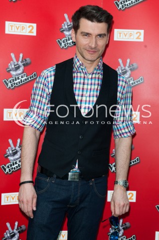  03.06.2015 WARSZAWA TVP2<br />SPOTKANIE Z TRENERAMI VI EDYCJI THE VOICE OF POLAND<br />N/Z TOMASZ KAMMEL<br /> 