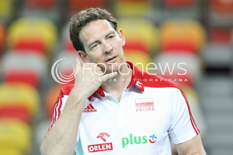  05.06.2015 CZESTOCHOWA<br />SIATKOWKA MEZCZYZN LIGA SWIATOWA 2015 <br />FIVB VOLLEYBALL WORLD LEAGUE 2015 <br />MECZ POLSKA - IRAN ( POLAND - IRAN ) <br />N/Z STEPHANE ANTIGA TRENER ( HEAD COACH ) SYLWETKA TELEFON <br /> 