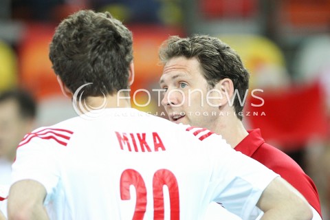  05.06.2015 CZESTOCHOWA<br />SIATKOWKA MEZCZYZN LIGA SWIATOWA 2015 <br />FIVB VOLLEYBALL WORLD LEAGUE 2015 <br />MECZ POLSKA - IRAN ( POLAND - IRAN ) <br />N/Z STEPHANE ANTIGA TRENER ( HEAD COACH ) MATEUSZ MIKA <br /> 