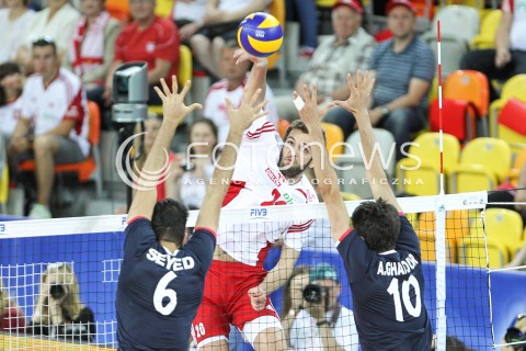  05.06.2015 CZESTOCHOWA<br />SIATKOWKA MEZCZYZN LIGA SWIATOWA 2015 <br />FIVB VOLLEYBALL WORLD LEAGUE 2015 <br />MECZ POLSKA - IRAN ( POLAND - IRAN ) <br />N/Z MATEUSZ MIKA <br /> 