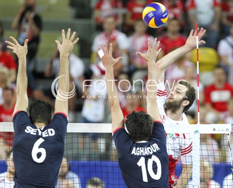 05.06.2015 CZESTOCHOWA<br />SIATKOWKA MEZCZYZN LIGA SWIATOWA 2015 <br />FIVB VOLLEYBALL WORLD LEAGUE 2015 <br />MECZ POLSKA - IRAN ( POLAND - IRAN ) <br />N/Z MATEUSZ MIKA <br /> 