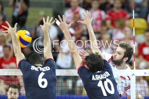  05.06.2015 CZESTOCHOWA<br />SIATKOWKA MEZCZYZN LIGA SWIATOWA 2015 <br />FIVB VOLLEYBALL WORLD LEAGUE 2015 <br />MECZ POLSKA - IRAN ( POLAND - IRAN ) <br />N/Z MATEUSZ MIKA <br /> 
