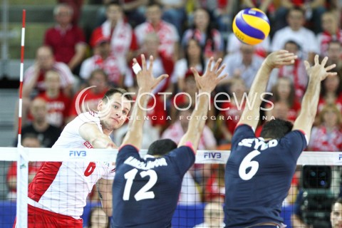  05.06.2015 CZESTOCHOWA<br />SIATKOWKA MEZCZYZN LIGA SWIATOWA 2015 <br />FIVB VOLLEYBALL WORLD LEAGUE 2015 <br />MECZ POLSKA - IRAN ( POLAND - IRAN ) <br />N/Z BARTOSZ KUREK <br /> 