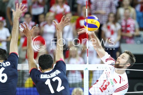  05.06.2015 CZESTOCHOWA<br />SIATKOWKA MEZCZYZN LIGA SWIATOWA 2015 <br />FIVB VOLLEYBALL WORLD LEAGUE 2015 <br />MECZ POLSKA - IRAN ( POLAND - IRAN ) <br />N/Z MICHAL KUBIAK <br /> 