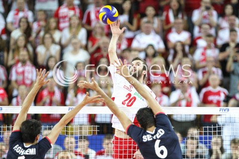  05.06.2015 CZESTOCHOWA<br />SIATKOWKA MEZCZYZN LIGA SWIATOWA 2015 <br />FIVB VOLLEYBALL WORLD LEAGUE 2015 <br />MECZ POLSKA - IRAN ( POLAND - IRAN ) <br />N/Z MATEUSZ MIKA <br /> 