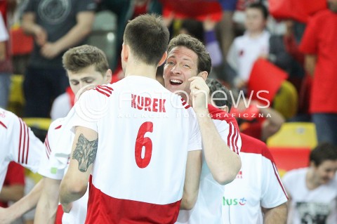  05.06.2015 CZESTOCHOWA<br />SIATKOWKA MEZCZYZN LIGA SWIATOWA 2015 <br />FIVB VOLLEYBALL WORLD LEAGUE 2015 <br />MECZ POLSKA - IRAN ( POLAND - IRAN ) <br />N/Z STEPHANE ANTIGA TRENER ( HEAD COACH ) BARTOSZ KUREK <br /> 