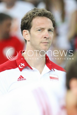  05.06.2015 CZESTOCHOWA<br />SIATKOWKA MEZCZYZN LIGA SWIATOWA 2015 <br />FIVB VOLLEYBALL WORLD LEAGUE 2015 <br />MECZ POLSKA - IRAN ( POLAND - IRAN ) <br />N/Z STEPHANE ANTIGA TRENER ( HEAD COACH ) SYLWETKA GLOWKA PORTRET<br /> 