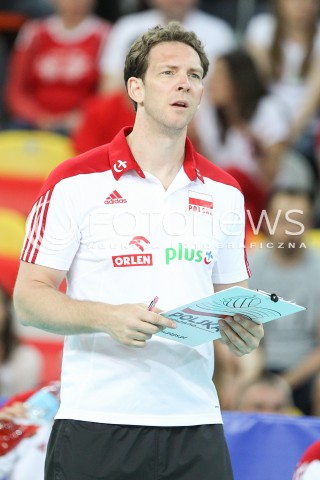  05.06.2015 CZESTOCHOWA<br />SIATKOWKA MEZCZYZN LIGA SWIATOWA 2015 <br />FIVB VOLLEYBALL WORLD LEAGUE 2015 <br />MECZ POLSKA - IRAN ( POLAND - IRAN ) <br />N/Z STEPHANE ANTIGA TRENER ( HEAD COACH ) SYLWETKA <br /> 