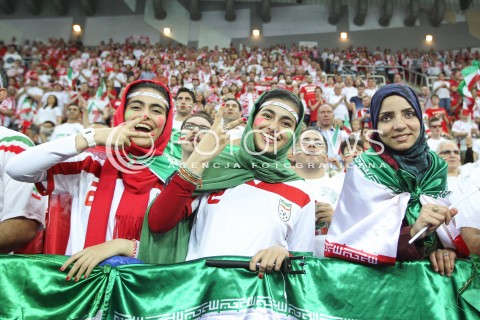  05.06.2015 CZESTOCHOWA<br />SIATKOWKA MEZCZYZN LIGA SWIATOWA 2015 <br />FIVB VOLLEYBALL WORLD LEAGUE 2015 <br />MECZ POLSKA - IRAN ( POLAND - IRAN ) <br />N/Z KIBICE KOBIETY DOPING IRANU EMOCJE KIBICKI<br /> 