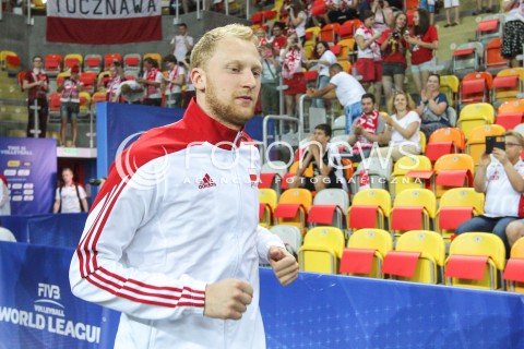  06.06.2015 CZESTOCHOWA<br />SIATKOWKA MEZCZYZN LIGA SWIATOWA 2015 <br />FIVB VOLLEYBALL WORLD LEAGUE 2015 <br />MECZ POLSKA - IRAN ( POLAND - IRAN ) <br />N/Z JAKUB JAROSZ <br /> 