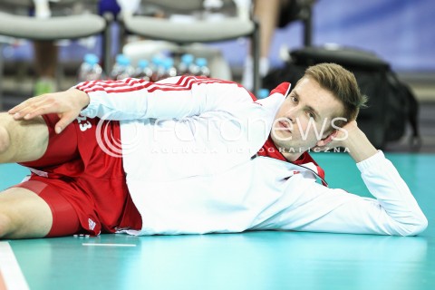  06.06.2015 CZESTOCHOWA<br />SIATKOWKA MEZCZYZN LIGA SWIATOWA 2015 <br />FIVB VOLLEYBALL WORLD LEAGUE 2015 <br />MECZ POLSKA - IRAN ( POLAND - IRAN ) <br />N/Z MATEUSZ BIENIEK <br /> 