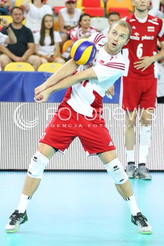  06.06.2015 CZESTOCHOWA<br />SIATKOWKA MEZCZYZN LIGA SWIATOWA 2015 <br />FIVB VOLLEYBALL WORLD LEAGUE 2015 <br />MECZ POLSKA - IRAN ( POLAND - IRAN ) <br />N/Z PAWEL ZATORSKI SYLWETKA <br /> 
