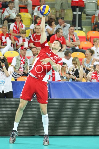  06.06.2015 CZESTOCHOWA<br />SIATKOWKA MEZCZYZN LIGA SWIATOWA 2015 <br />FIVB VOLLEYBALL WORLD LEAGUE 2015 <br />MECZ POLSKA - IRAN ( POLAND - IRAN ) <br />N/Z BARTOSZ KUREK SYLWETKA <br /> 