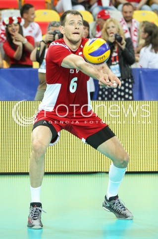  06.06.2015 CZESTOCHOWA<br />SIATKOWKA MEZCZYZN LIGA SWIATOWA 2015 <br />FIVB VOLLEYBALL WORLD LEAGUE 2015 <br />MECZ POLSKA - IRAN ( POLAND - IRAN ) <br />N/Z BARTOSZ KUREK SYLWETKA <br /> 