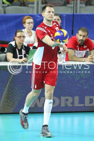  06.06.2015 CZESTOCHOWA<br />SIATKOWKA MEZCZYZN LIGA SWIATOWA 2015 <br />FIVB VOLLEYBALL WORLD LEAGUE 2015 <br />MECZ POLSKA - IRAN ( POLAND - IRAN ) <br />N/Z BARTOSZ KUREK SYLWETKA <br /> 