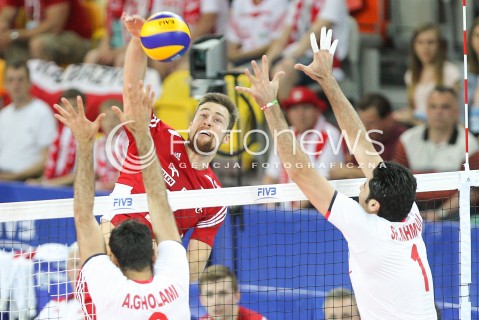  06.06.2015 CZESTOCHOWA<br />SIATKOWKA MEZCZYZN LIGA SWIATOWA 2015 <br />FIVB VOLLEYBALL WORLD LEAGUE 2015 <br />MECZ POLSKA - IRAN ( POLAND - IRAN ) <br />N/Z MICHAL KUBIAK<br /> 