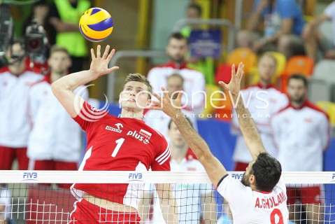  06.06.2015 CZESTOCHOWA<br />SIATKOWKA MEZCZYZN LIGA SWIATOWA 2015 <br />FIVB VOLLEYBALL WORLD LEAGUE 2015 <br />MECZ POLSKA - IRAN ( POLAND - IRAN ) <br />N/Z PIOTR NOWAKOWSKI <br /> 