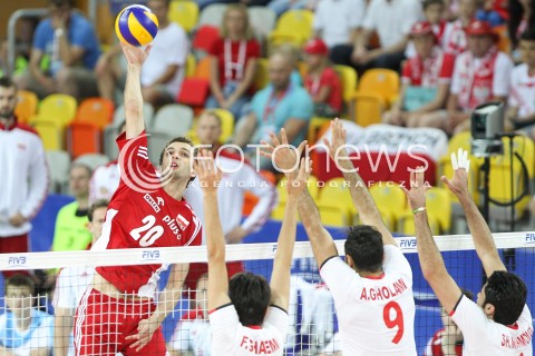  06.06.2015 CZESTOCHOWA<br />SIATKOWKA MEZCZYZN LIGA SWIATOWA 2015 <br />FIVB VOLLEYBALL WORLD LEAGUE 2015 <br />MECZ POLSKA - IRAN ( POLAND - IRAN ) <br />N/Z MATEUSZ MIKA <br /> 