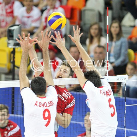  06.06.2015 CZESTOCHOWA<br />SIATKOWKA MEZCZYZN LIGA SWIATOWA 2015 <br />FIVB VOLLEYBALL WORLD LEAGUE 2015 <br />MECZ POLSKA - IRAN ( POLAND - IRAN ) <br />N/Z MICHAL KUBIAK <br /> 