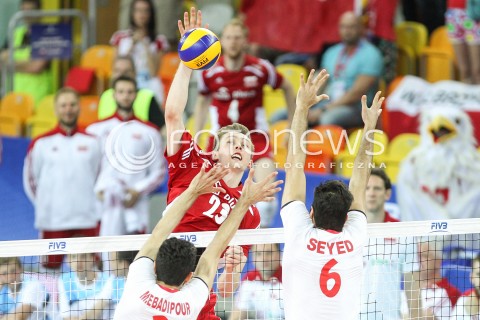  06.06.2015 CZESTOCHOWA<br />SIATKOWKA MEZCZYZN LIGA SWIATOWA 2015 <br />FIVB VOLLEYBALL WORLD LEAGUE 2015 <br />MECZ POLSKA - IRAN ( POLAND - IRAN ) <br />N/Z MATEUSZ BIENIEK <br /> 