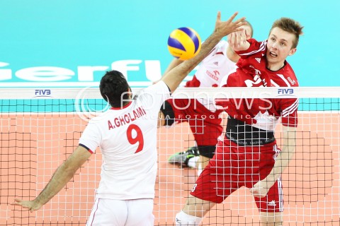  06.06.2015 CZESTOCHOWA<br />SIATKOWKA MEZCZYZN LIGA SWIATOWA 2015 <br />FIVB VOLLEYBALL WORLD LEAGUE 2015 <br />MECZ POLSKA - IRAN ( POLAND - IRAN ) <br />N/Z MATEUSZ BIENIEK <br /> 