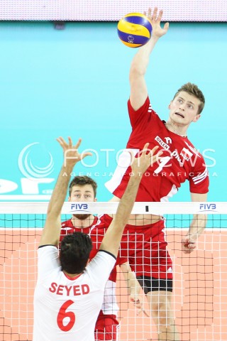  06.06.2015 CZESTOCHOWA<br />SIATKOWKA MEZCZYZN LIGA SWIATOWA 2015 <br />FIVB VOLLEYBALL WORLD LEAGUE 2015 <br />MECZ POLSKA - IRAN ( POLAND - IRAN ) <br />N/Z PIOTR NOWAKOWSKI <br /> 