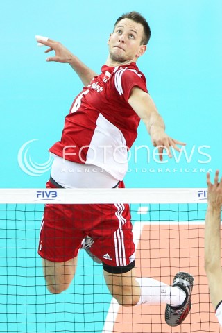  06.06.2015 CZESTOCHOWA<br />SIATKOWKA MEZCZYZN LIGA SWIATOWA 2015 <br />FIVB VOLLEYBALL WORLD LEAGUE 2015 <br />MECZ POLSKA - IRAN ( POLAND - IRAN ) <br />N/Z BARTOSZ KUREK SYLWETKA <br /> 