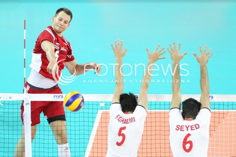  06.06.2015 CZESTOCHOWA<br />SIATKOWKA MEZCZYZN LIGA SWIATOWA 2015 <br />FIVB VOLLEYBALL WORLD LEAGUE 2015 <br />MECZ POLSKA - IRAN ( POLAND - IRAN ) <br />N/Z BARTOSZ KUREK <br /> 