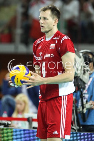  06.06.2015 CZESTOCHOWA<br />SIATKOWKA MEZCZYZN LIGA SWIATOWA 2015 <br />FIVB VOLLEYBALL WORLD LEAGUE 2015 <br />MECZ POLSKA - IRAN ( POLAND - IRAN ) <br />N/Z BARTOSZ KUREK SYLWETKA <br /> 