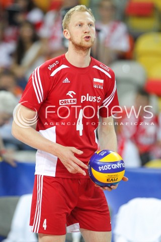  06.06.2015 CZESTOCHOWA<br />SIATKOWKA MEZCZYZN LIGA SWIATOWA 2015 <br />FIVB VOLLEYBALL WORLD LEAGUE 2015 <br />MECZ POLSKA - IRAN ( POLAND - IRAN ) <br />N/Z JAKUB JAROSZ SYLWETKA <br /> 
