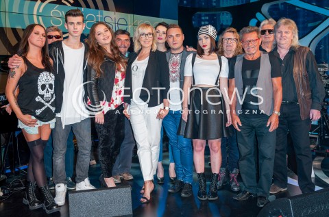  08.06.2015 WARSZAWA<br />PROGRAM SWIAT SIE KRECI<br />N/Z FINALISCI THE VOICE OF POLAND AGATA MLYNARSKA<br /> 