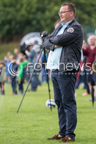  20.06.2015 LODZ POLAND<br />PILKA NOZNA <br />BIZNESOWA LIGA POMOCY NA RZECZ FUNDACJI GAJUSZ<br />N/Z CZESLAW MICHNIEWICZ SYLWETKA<br /> 