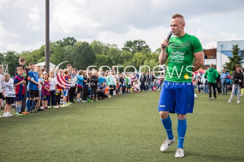  20.06.2015 LODZ POLAND<br />PILKA NOZNA <br />BIZNESOWA LIGA POMOCY NA RZECZ FUNDACJI GAJUSZ<br />N/Z DAMIAN RADOWICZ<br /> 