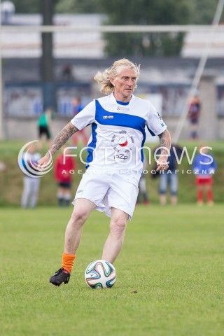  20.06.2015 LODZ POLAND<br />PILKA NOZNA <br />BIZNESOWA LIGA POMOCY NA RZECZ FUNDACJI GAJUSZ<br />N/Z SLAWOMIR CHALASKIEWICZ SYLWETKA<br /> 