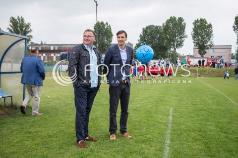  20.06.2015 LODZ POLAND<br />PILKA NOZNA <br />BIZNESOWA LIGA POMOCY NA RZECZ FUNDACJI GAJUSZ<br />N/Z CZESLAW MICHNIEWICZ JAROSLAW BIENIUK<br /> 