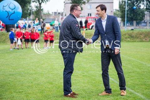  20.06.2015 LODZ POLAND<br />PILKA NOZNA <br />BIZNESOWA LIGA POMOCY NA RZECZ FUNDACJI GAJUSZ<br />N/Z CZESLAW MICHNIEWICZ JAROSLAW BIENIUK<br /> 