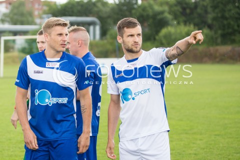  20.06.2015 LODZ POLAND<br />PILKA NOZNA <br />BIZNESOWA LIGA POMOCY NA RZECZ FUNDACJI GAJUSZ<br />N/Z KRZYSZTOF OSTROWSKI LUKASZ BROZ<br /> 