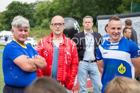  20.06.2015 LODZ POLAND<br />PILKA NOZNA <br />BIZNESOWA LIGA POMOCY NA RZECZ FUNDACJI GAJUSZ<br />N/Z DAMIAN RADOWICZ GRZEGORZ WARANECKI<br /> 