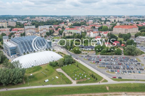  20.06.2015 RZESZOW<br />MIASTO RZESZOW Z LOTU PTAKA<br />N/Z ZAMEK LUBOMIRSKICH (P), HALA PODPROMIE (L1), SKATEPARK ZADASZONY (L2)<br /> 