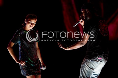  26.06.2015 RZESZOW<br />EUROPEJSKI STADION KULTURY NA STADIONIE MIEJSKIM W RZESZOWIE<br />EUROPEJSKI STADION KULTURY TO CZESC PROJEKTU WSCHOD KULTURY, KTORY LACZY TRZY MIASTA RZESZOW, LUBLIN I BIALYSTOK<br />N/Z IZA LACH I ZESPOL THE AIRPLANE BOYS (KANADA)<br /> 