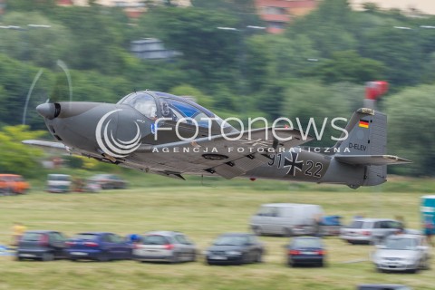  27.06.2015 KRAKOW<br />XI MALOPOLSKI PIKNIK LOTNICZY W KRAKOWIE<br />N/Z SAMOLOT PIAGGIO P-149D (REJESTRACJA: D-ELEV )<br /> 