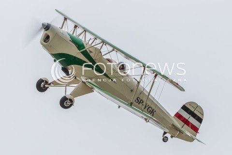  27.06.2015 KRAKOW<br />XI MALOPOLSKI PIKNIK LOTNICZY W KRAKOWIE<br />N/Z SAMOLOT BUCKER T-131 PA JUNGMANN (REJESTRACJA: SP-YGK )<br /> 