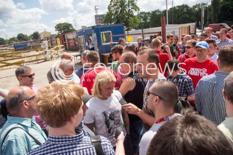  02.07.2015 LODZ POLAND<br />
PILKA NOZNA <br />
KONFERENCJA W SPRAWIE REAKTYWACJI WIDZEWA LODZ<br />
N/Z SLAWOMIR CHALASKIEWICZ <br />
 