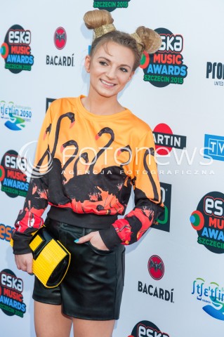  02.07.2015 WARSZAWA<br />GALA OGLOSZENIA NOMINACJI DO ESKA MUSIC AWARDS 2015<br />N/Z SARSA MARKIEWICZ<br /> 