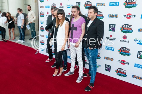  02.07.2015 WARSZAWA<br />
GALA OGLOSZENIA NOMINACJI DO ESKA MUSIC AWARDS 2015<br />
N/Z ZESPOL LZY SARA CHMIEL<br />
 
