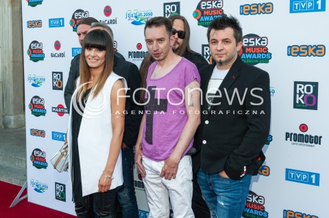  02.07.2015 WARSZAWA<br />
GALA OGLOSZENIA NOMINACJI DO ESKA MUSIC AWARDS 2015<br />
N/Z ZESPOL LZY SARA CHMIEL<br />
 