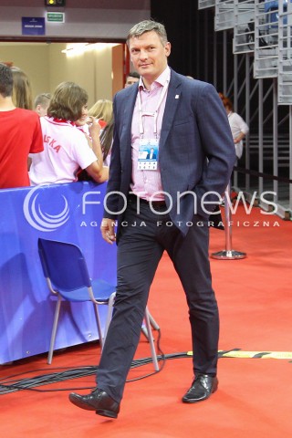  03.07.2015 KRAKOW <br />SIATKOWKA MEZCZYZN LIGA SWIATOWA 2015 <br />FIVB VOLLEYBALL WORLD LEAGUE 2015 <br />MECZ POLSKA - USA ( POLAND - UNITED STATES ) <br />N/Z PAWEL PAPKE PREZES PZPS<br /> 
