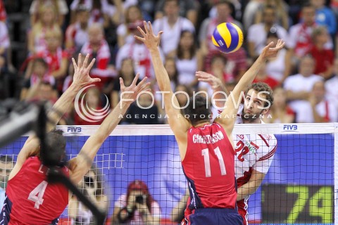 03.07.2015 KRAKOW <br />SIATKOWKA MEZCZYZN LIGA SWIATOWA 2015 <br />FIVB VOLLEYBALL WORLD LEAGUE 2015 <br />MECZ POLSKA - USA ( POLAND - UNITED STATES ) <br />N/Z MATEUSZ MIKA <br /> 