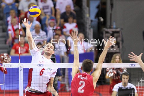  03.07.2015 KRAKOW <br />SIATKOWKA MEZCZYZN LIGA SWIATOWA 2015 <br />FIVB VOLLEYBALL WORLD LEAGUE 2015 <br />MECZ POLSKA - USA ( POLAND - UNITED STATES ) <br />N/Z BARTOSZ KUREK <br /> 